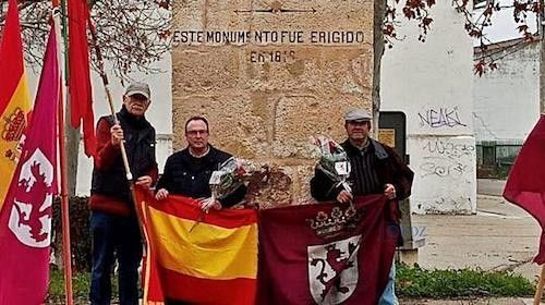 Iglesias Carreño, en un homenaje en el monumento de la batalla de Villagodio