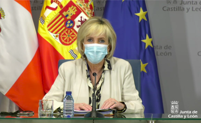 Verónica Casado, durante la comparecencia