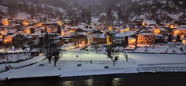 Imagen de Porto, cubierta de nieve