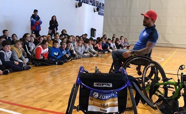 Iván Heras, en una imagen de la Delegación de Deportes de Chiclana