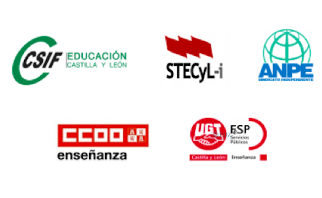 Sindicatos de la mesa sectorial de educación
