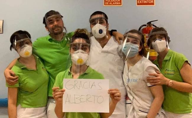 En la residencia San Salvador, en Rabanales, ya tienen sus máscaras