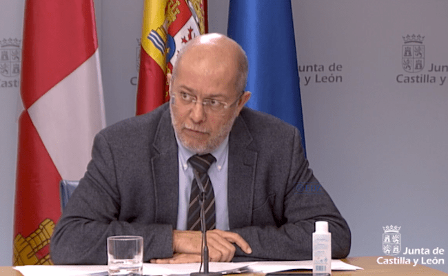 Francisco Igea, durante la comparecencia de hoy, 19 de marzo