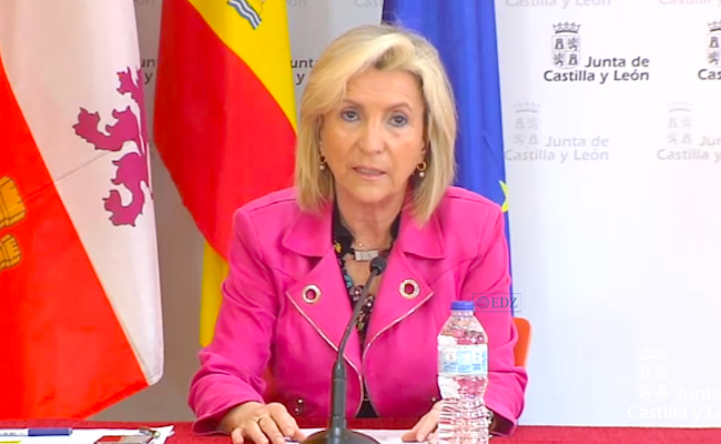 Verónica Casado, en la comparecencia de hoy