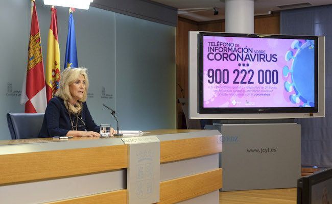 Verónica Casado, en la comparecencia de hoy