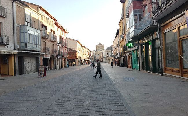 Plaza Mayor de Toro, la tarde de un sábado 14 de marzo del 2020.