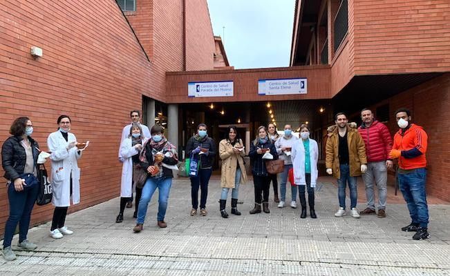 Reparto entre el personal del centro de salud Santa Elena