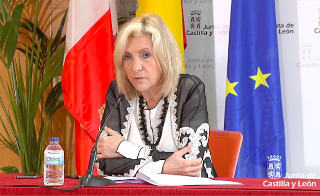 Verónica Casado, en la comparecencia de hoy