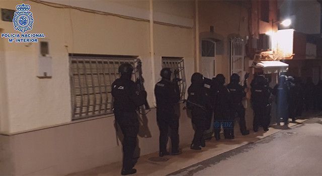 Un momento del operativo