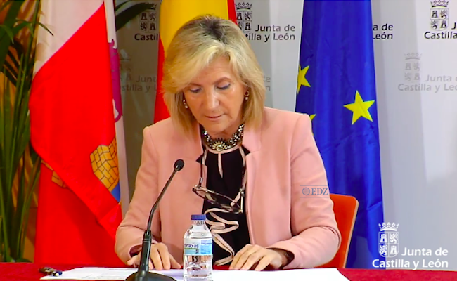 Verónica Casado, en la comparecencia de hoy