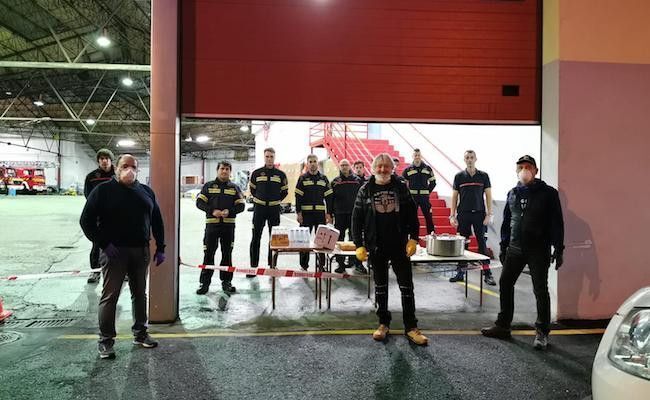 Sopas de ajo para los Bomberos de Zamora