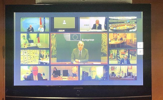 Reunión telemática del Eurogrupo
