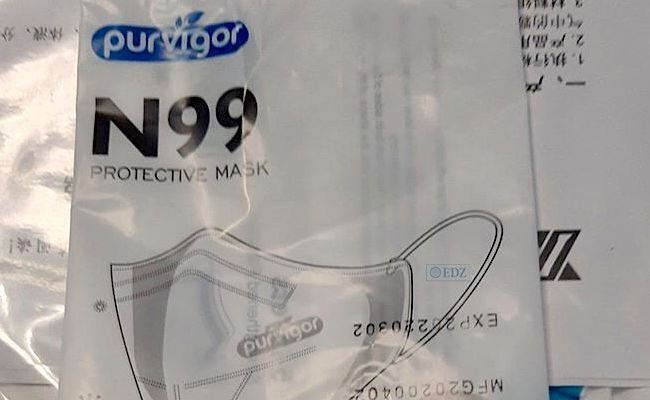 Mascarillas defectuosas