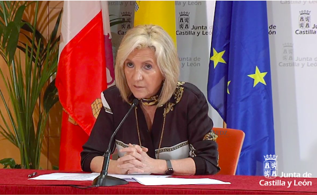 Verónica Casado, en la comparecencia de hoy