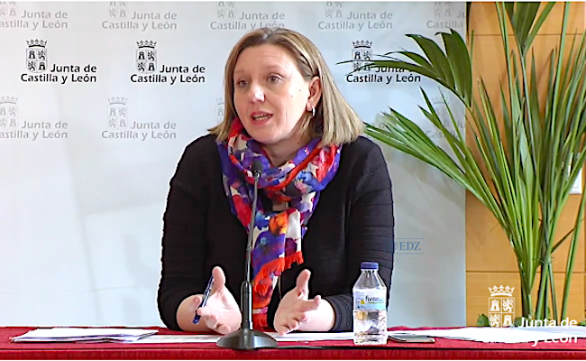 Isabel Blanco, en la comparecencia