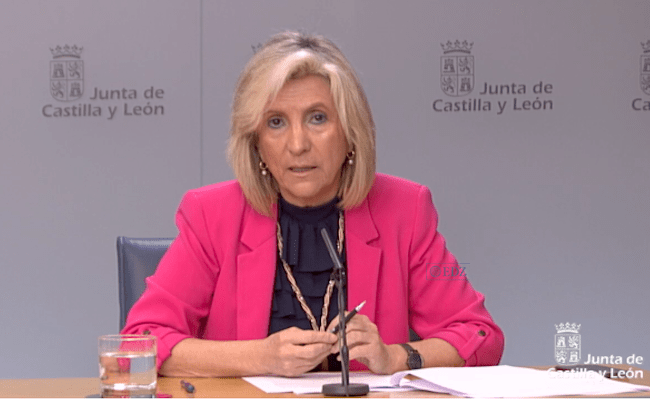 Verónica Casado, en la comparecencia diaria desde la Junta