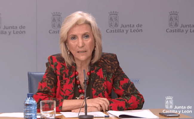 Verónica Casado, en la comparecencia de hoy