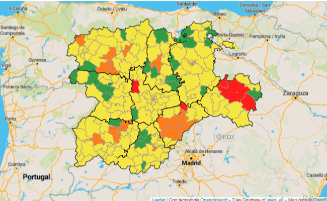 La provincia de Zamora, sin zonas con incidencia preocupante