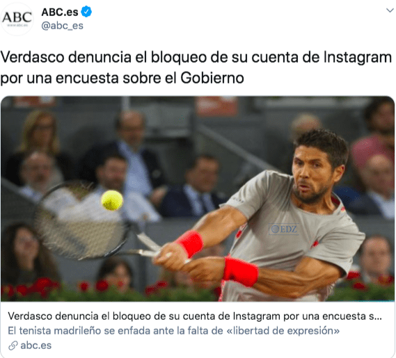 ABC también confunde bloquear la cuenta con limitar una encuesta