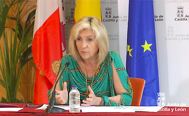 Verónica Casado, en la rueda de prensa