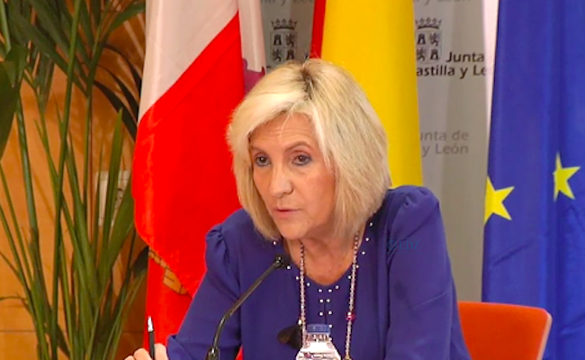 Verónica Casado, consejera de Sanidad de la Junta