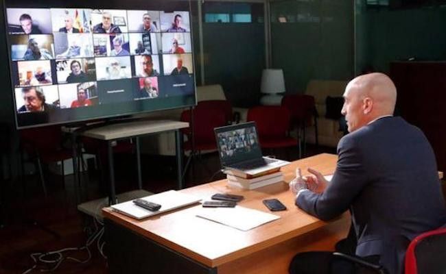 Reunión telemática entre la RFEF y las territoriales