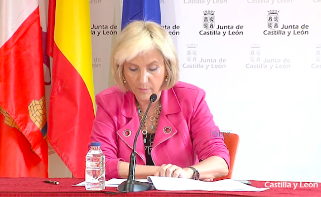 Verónica Casado, en la comparecencia de hoy