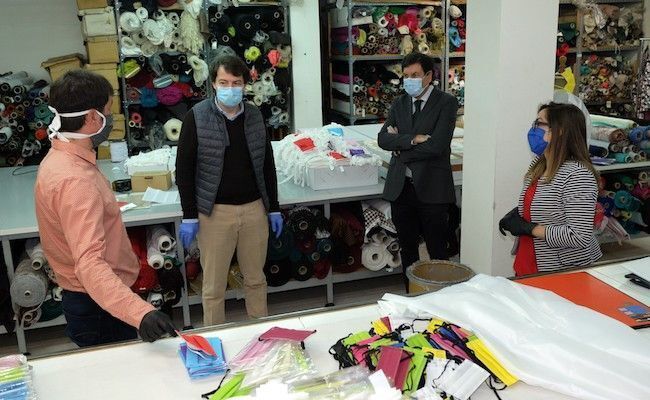 Otro momento de la visita