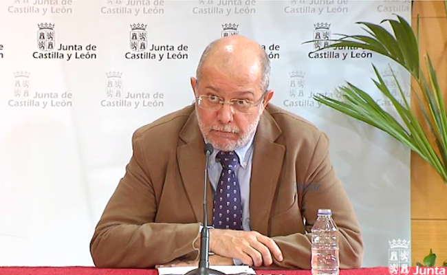 Francisco Igea, en la rueda de prensa telemática