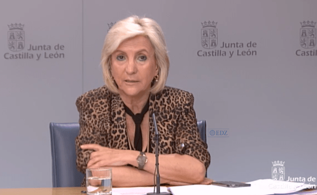 Verónica Casado, en la comparecencia de hoy