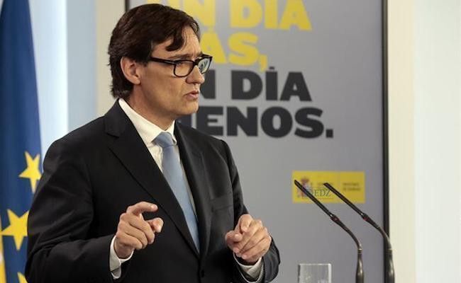 Salvador Illa, en comparecencia telemática