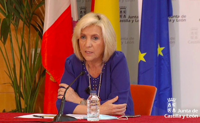 Verónica Casado, en la comparecencia de hoy