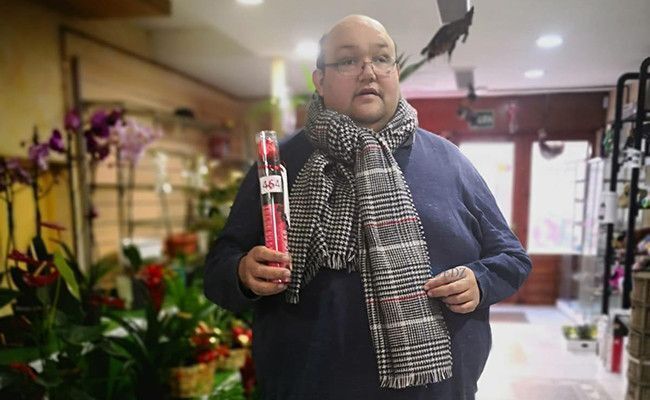 Ángel García González, florista toresano.