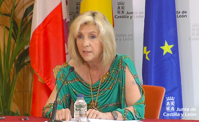 Verónica Casado, en la comparecencia de hoy