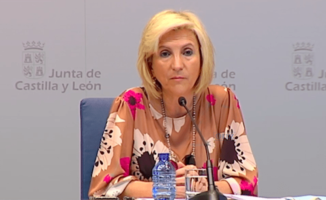 Verónica Casado, en la comparecencia de hoy