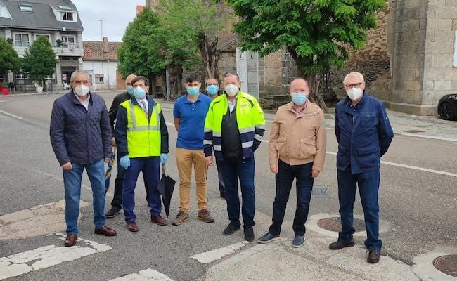 Visita del vicepresidente de la Diputación a la zona