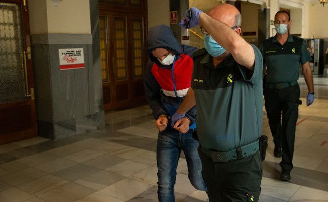 Llegada a los Juzgados