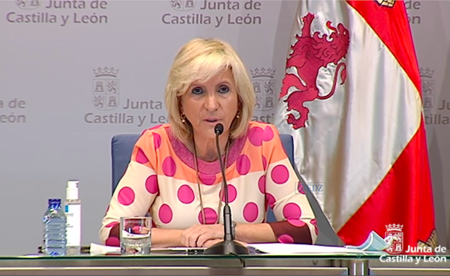 Verónica Casado, en la comparecencia