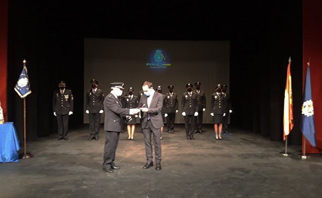 Un momento del acto, celebrado en el teatro Principal