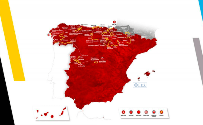 Nuevo mapa de La Vuelta