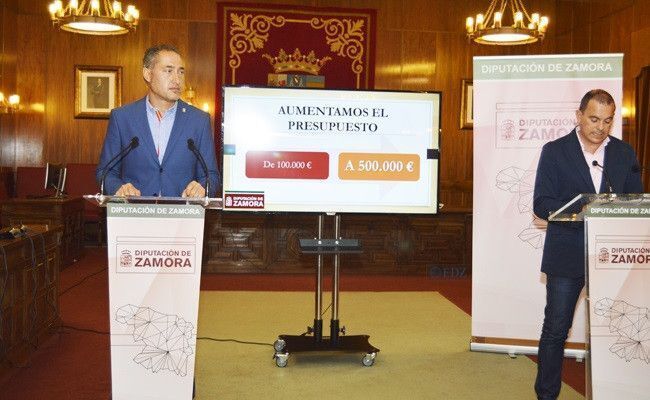 Presentación de esta nueva ayuda a los emprendedores de la provincia (E. Onís)