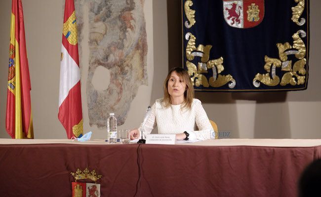 Rocío Lucas, en la comparecencia ante los medios