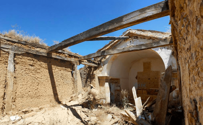 La cubierta ha cedido en la parte de la nave