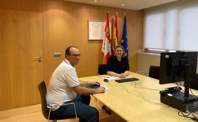 Momento de la reunión telemática