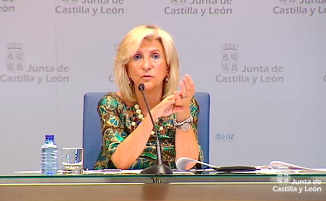 Verónica Casado, en la rueda de prensa