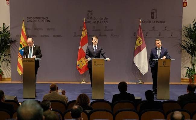 Rueda de prensa de los presidentes, tras la firma del acuerdo (JCyL)