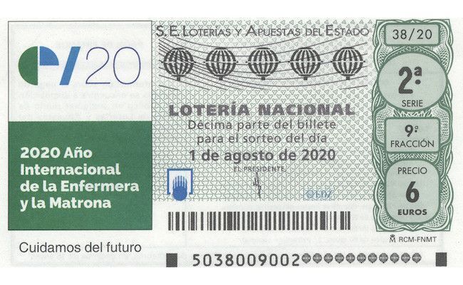 Cupón de homenaje a los profesionales de la enfermería