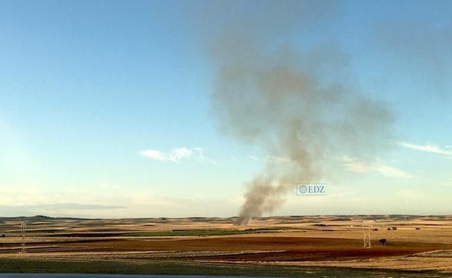 Imagen del incendio de los agentes medioambientales