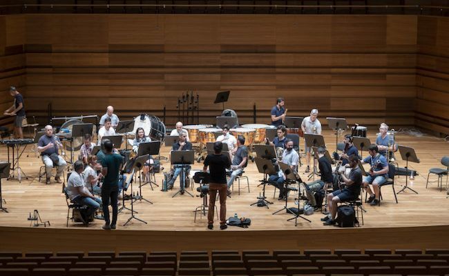 Ensayo del ensemble de la Orquesta Sinfónica de CyL