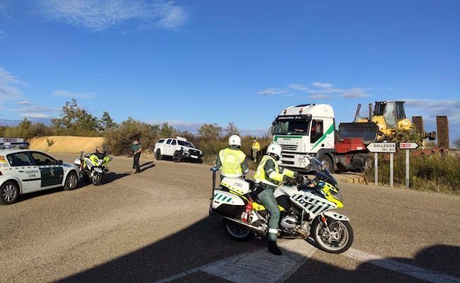 Las máquinas pesadas se retiran de la zona